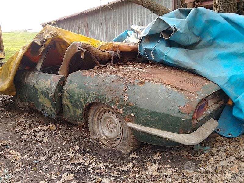 Usata Fiat 850 1960 Verde Cabrio