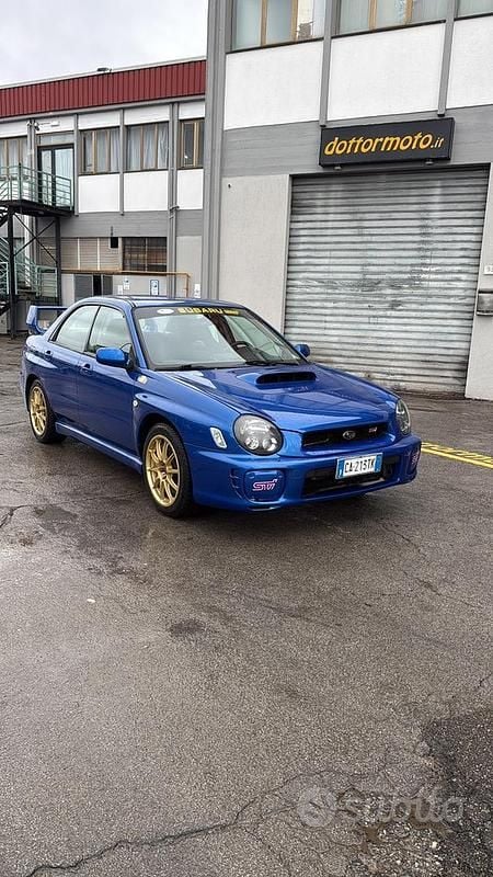 Usata Subaru Impreza 440 CV (323 kW) 2003 Blu Berlina