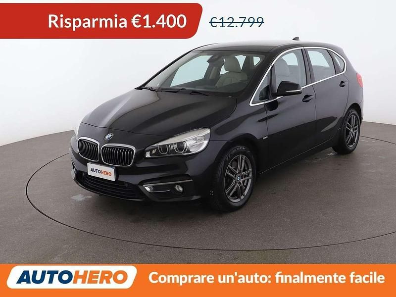 Usata BMW 218 Active Tourer Luxury Line 150 CV (110 kW) 2016 Nero Monovolume