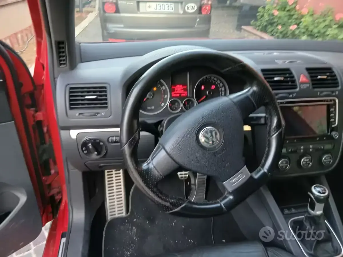 Usata VW Golf V GTI 250 CV (183 kW) 2007 Rosso