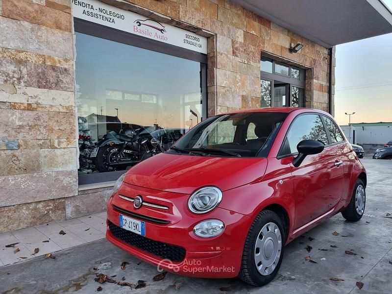 Rosso Usata 2023 Fiat 500 Red Tre volumi | 12.500 € (Buon prezzo) - Immagine 1/4