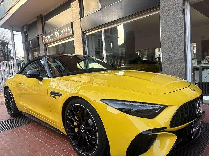 Usata Mercedes SL63 AMG Premium Plus 585 CV (430 kW) 2023 Giallo Cabrio