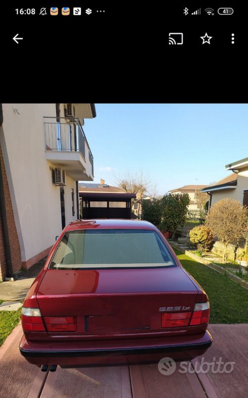 Usata BMW 525 192 CV (141 kW) 1994 Rosso Berlina