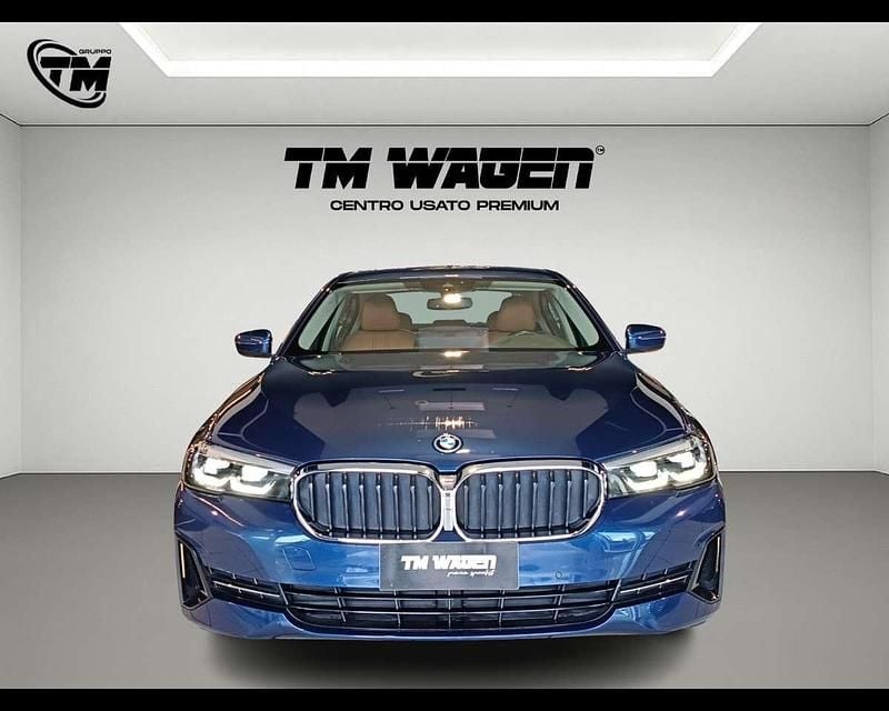 Usata BMW 530e 184 CV (135 kW) 2021 Blu Berlina