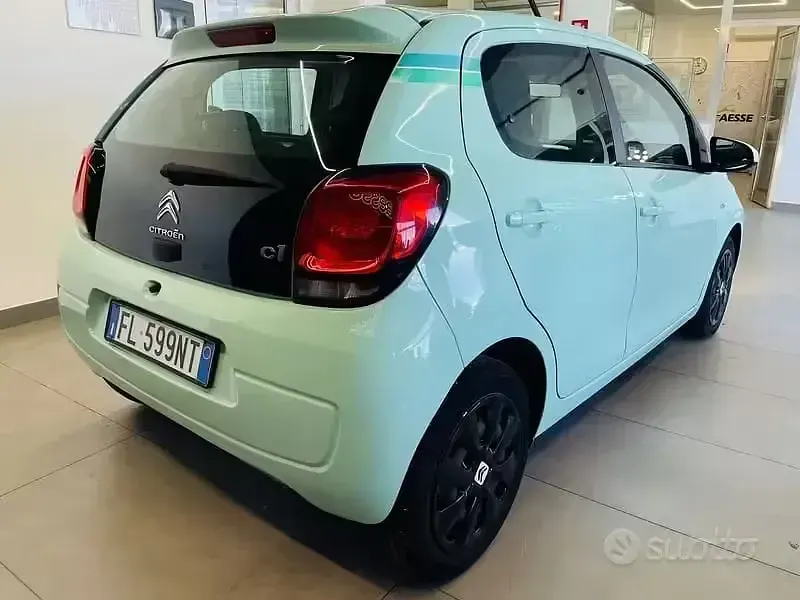 Usata Citroën C1 Feel 69 CV (50 kW) 2017 Verde Utilitaria