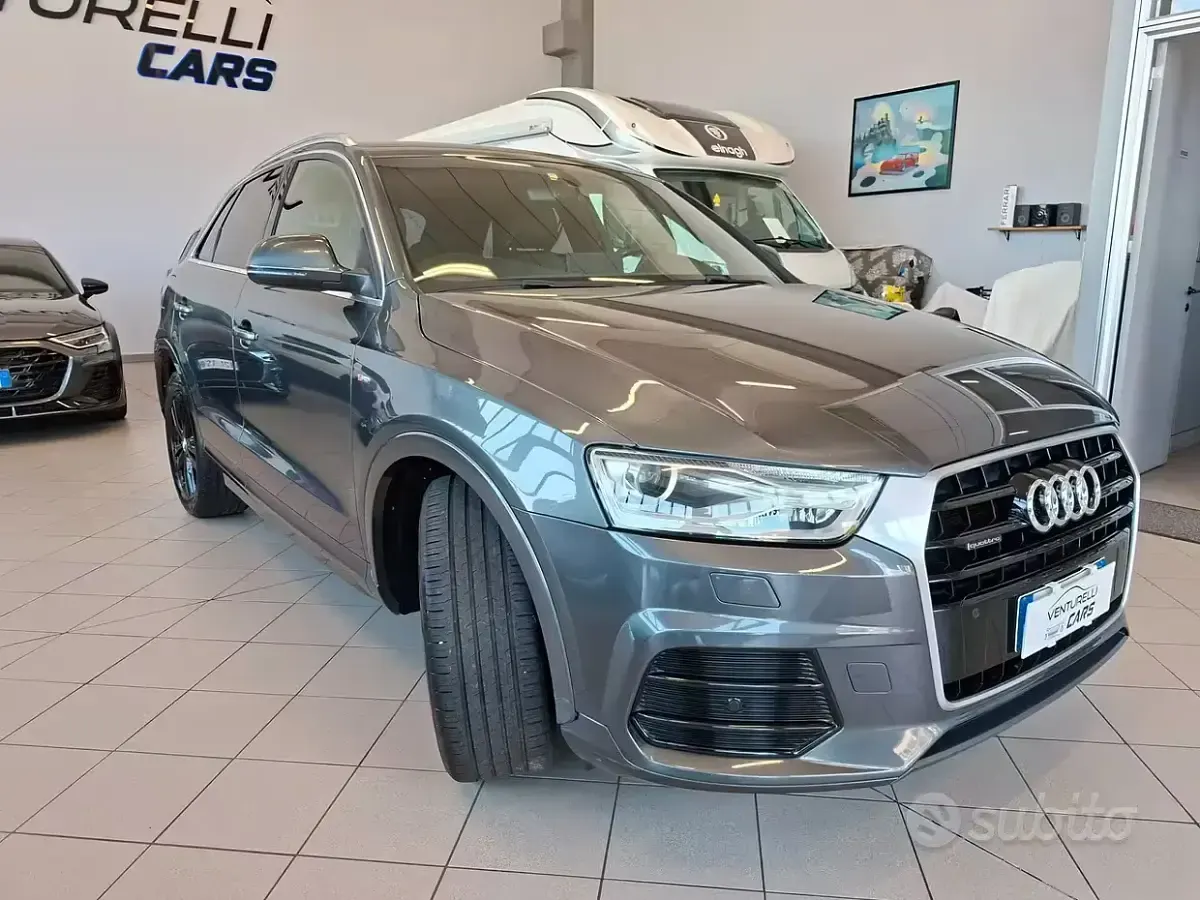 Usata Audi Q3 S-Line 150 CV (110 kW) 2015 Grigio SUV