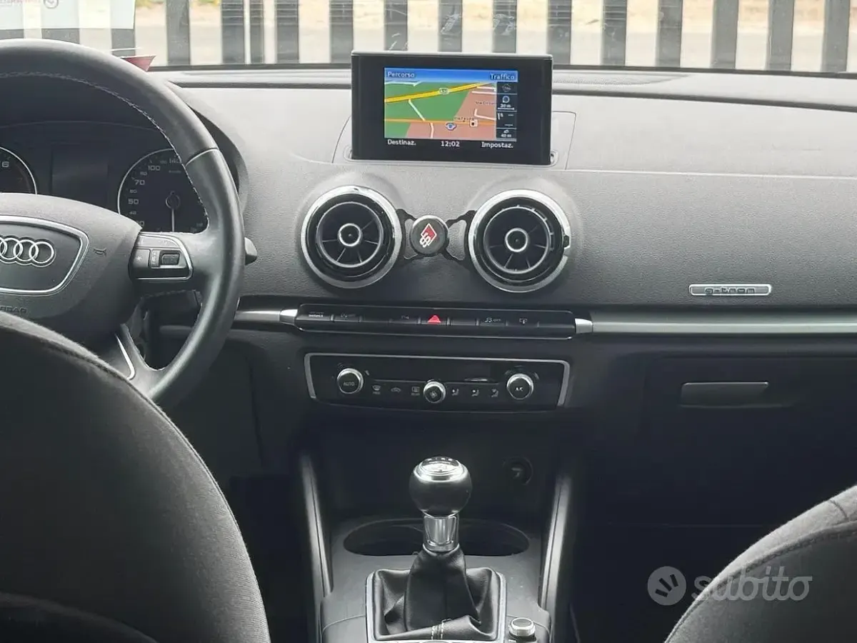 Usata Audi A3 Ambiente 110 CV (80 kW) 2016 Nero Berlina