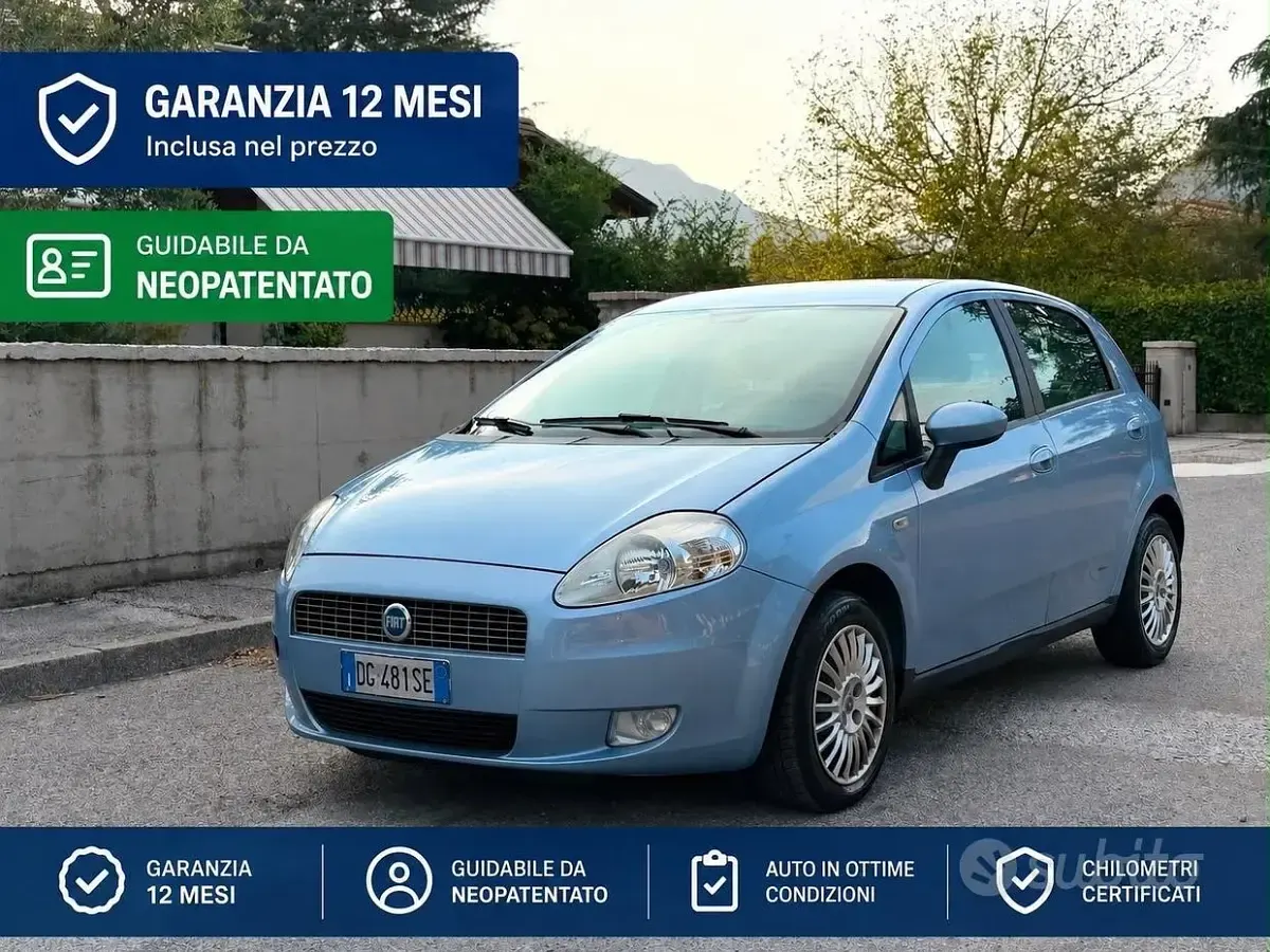 Usata Fiat Grande Punto Active 65 CV (47 kW) 2007 Utilitaria