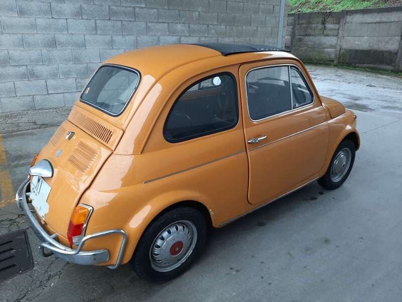 Usata Fiat 500 19 CV (13 kW) 1970 Giallo Utilitaria