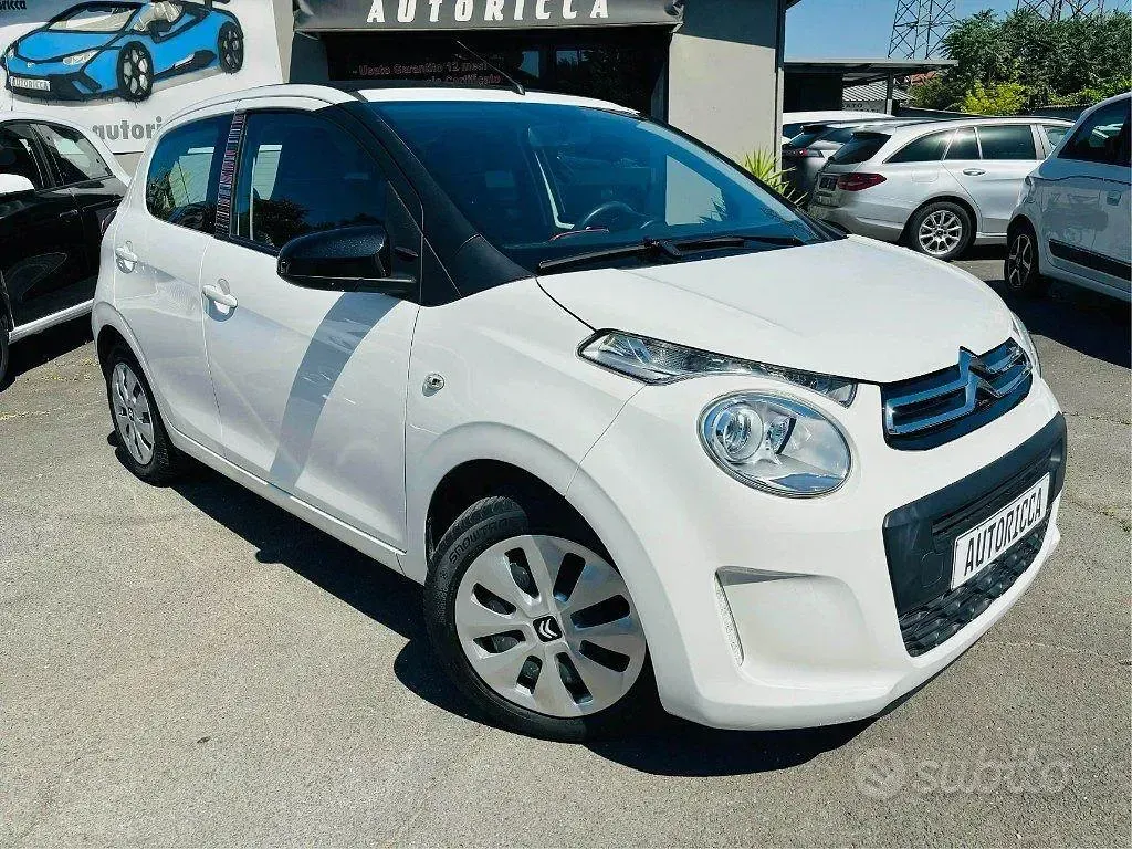 Usata Citroën C1 Touch 69 CV (50 kW) 2015 Bianco Utilitaria