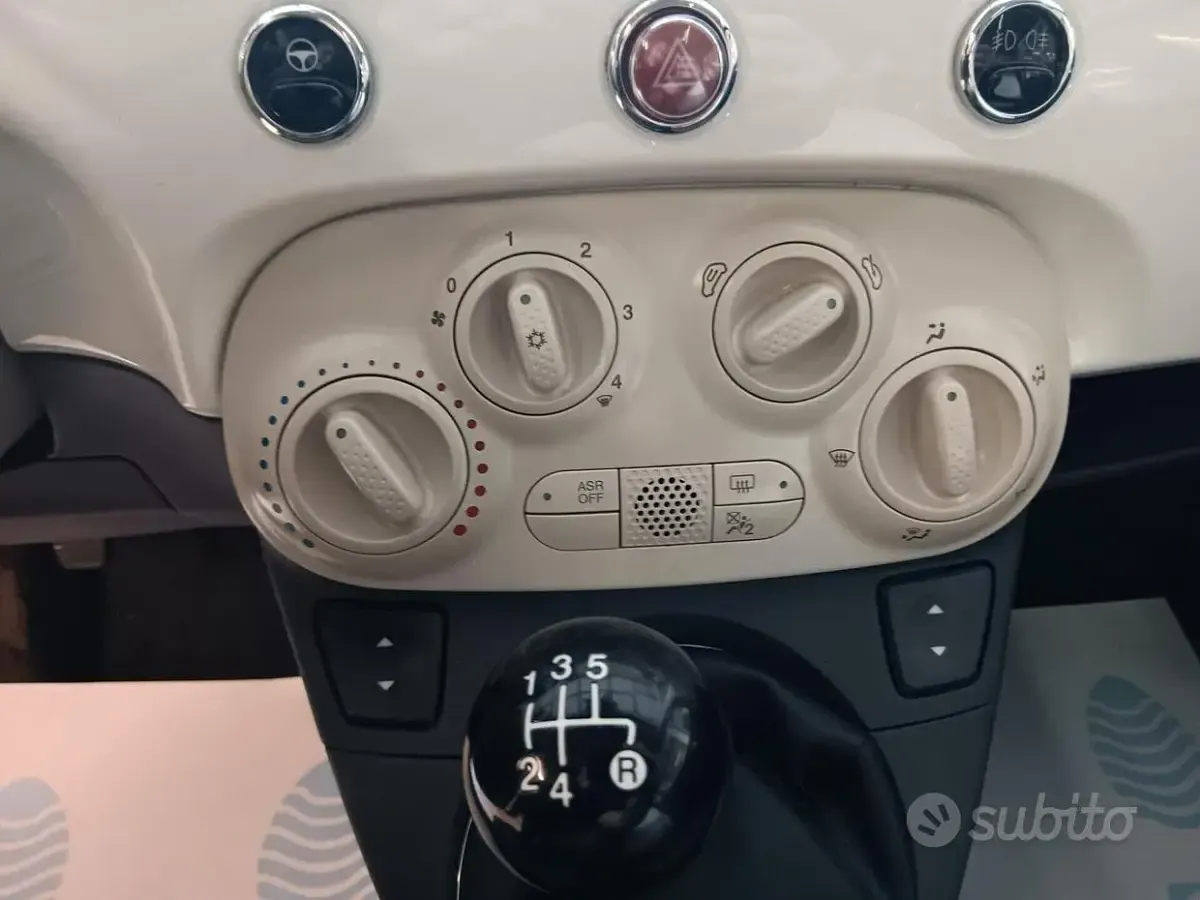 Usata Fiat 500 69 CV (50 kW) 2015 Bianco Berlina