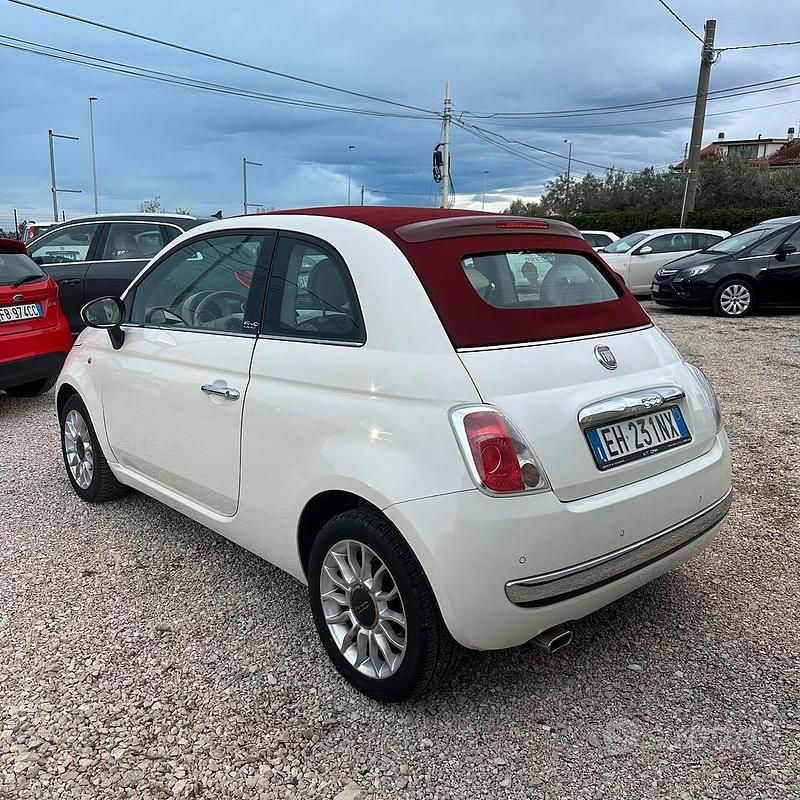 Usata Fiat 500C Rock 69 CV (50 kW) 2011 Bianco Cabrio