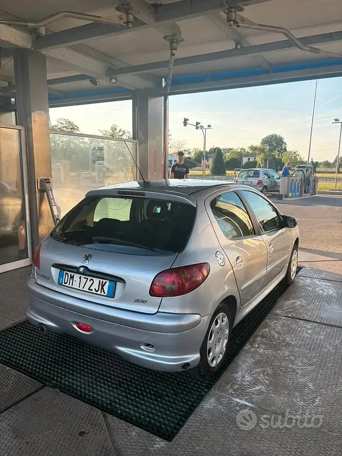 Usata Peugeot 206 88 CV (64 kW) 2009 Grigio Berlina