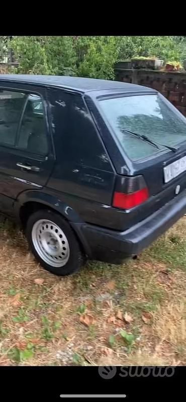 Usata VW Golf II 1990 Blu Utilitaria