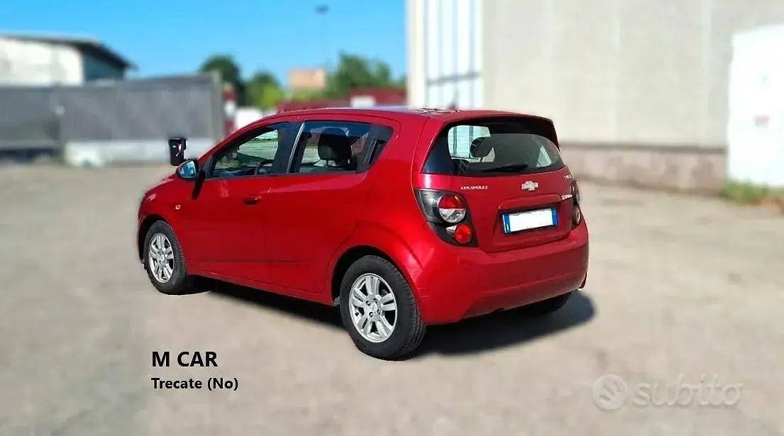 Usata Chevrolet Aveo LTZ 86 CV (63 kW) 2012 Rosso Berlina
