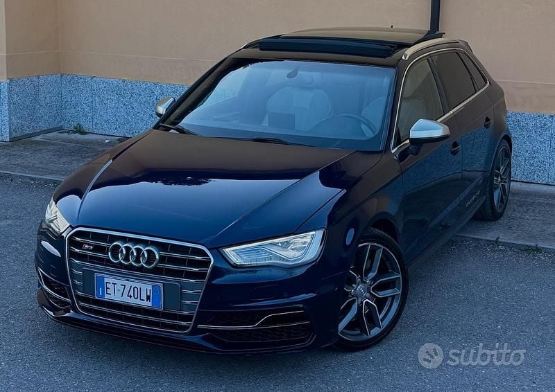 Usata Audi S3 300 CV (220 kW) 2014 Blu Berlina