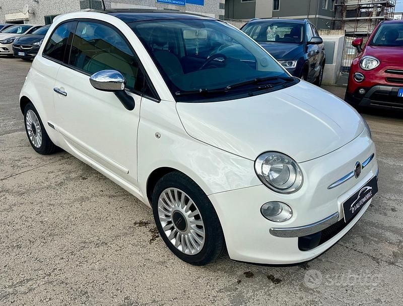 Usata Fiat 500 Lounge 69 CV (50 kW) 2013 Bianco Berlina