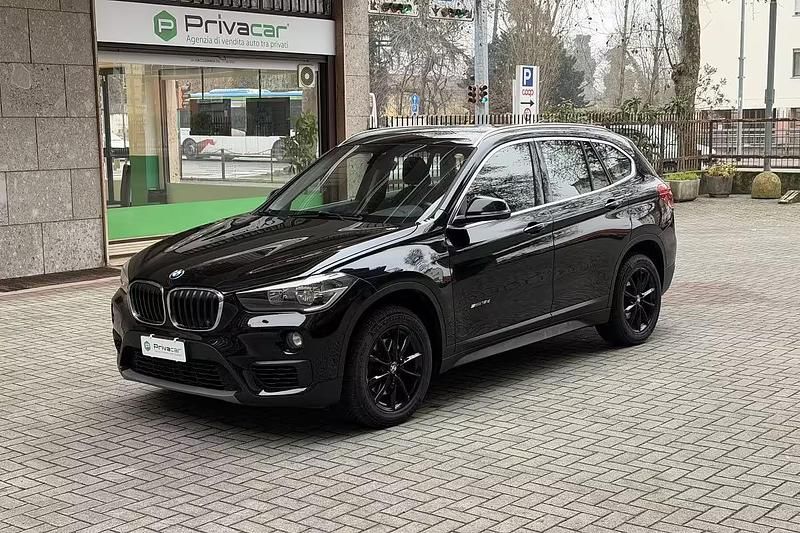 Usata BMW X1 Advantage 150 CV (110 kW) 2017 Nero SUV