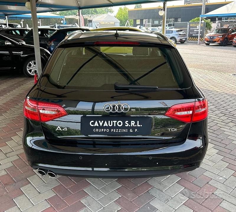 Occasion Audi A4 Advanced 150 PK (110 kW) 2015 Zwart Stationwagen