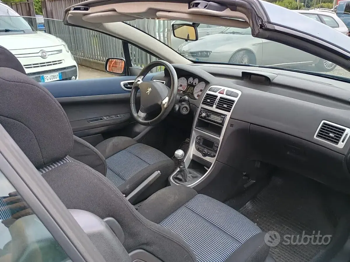 Usata Peugeot 307 CC 109 CV (80 kW) 2005 Blu Cabrio