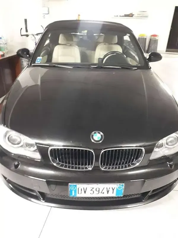 Usata BMW 120 Cabriolet 177 CV (130 kW) 2009 Nero Cabrio