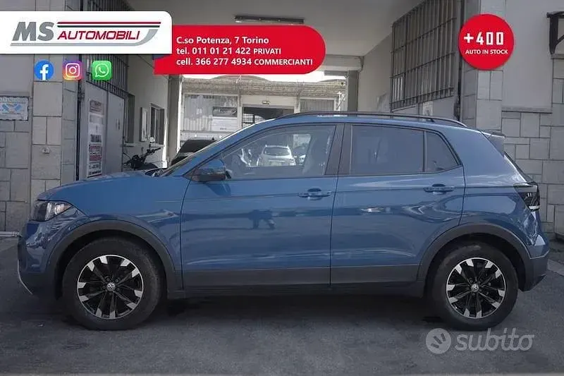 Usata VW T-Cross Advance 95 CV (69 kW) 2019 Blu SUV