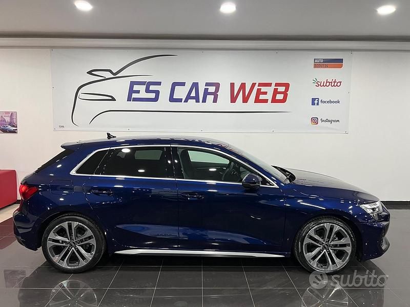 Usata Audi A3 S-Line 150 CV (110 kW) 2024 Blu Berlina