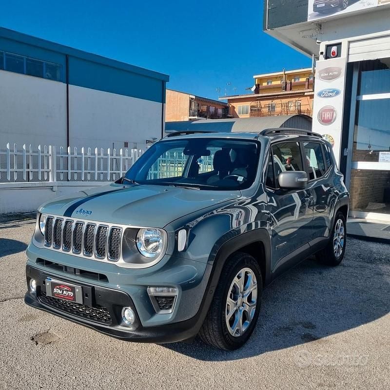 Blu Usata 2019 Jeep Renegade Limited SUV | 18.450 € (Cara) - Immagine 1/4
