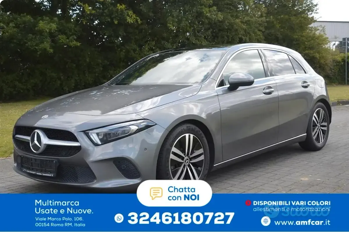 Usata Mercedes A200 Premium 163 CV (119 kW) 2022 Grigio Berlina