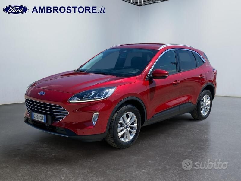 Lucid red Usata 2022 Ford Kuga ST-Line SUV | 23.900 € (Buon prezzo) - Immagine 1/4