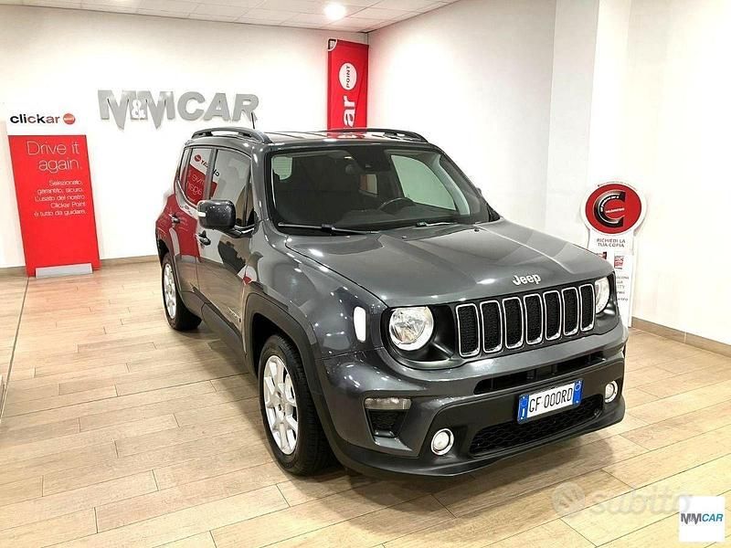 Grigio Usata 2021 Jeep Renegade Longitude SUV | 18.500 € (Buon prezzo) - Immagine 1/4