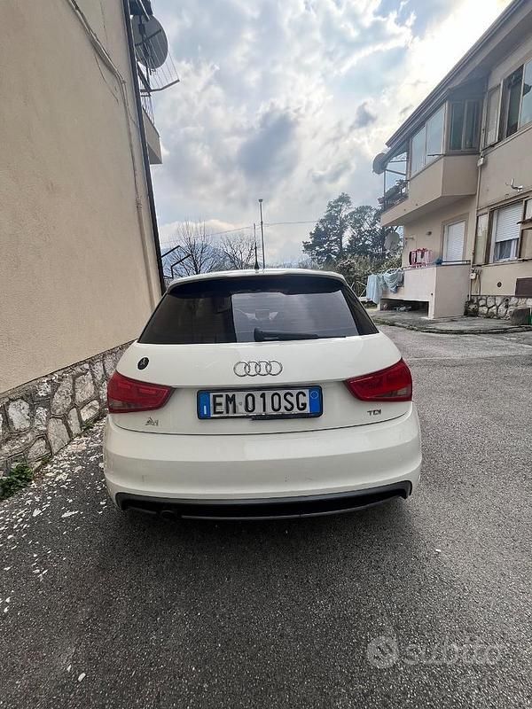 Usata Audi A1 S-Line 90 CV (66 kW) 2012 Bianco Utilitaria
