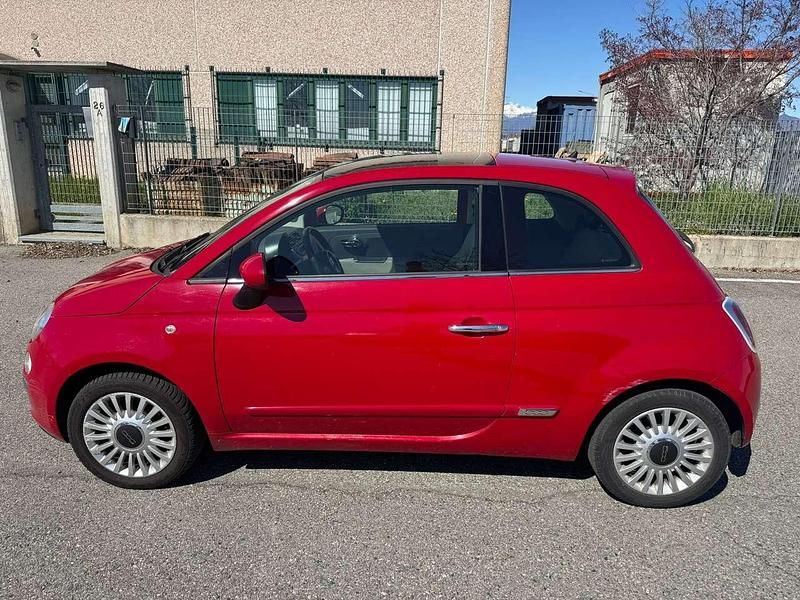 Usata Fiat 500 Lounge 69 CV (50 kW) 2008 Rosso Utilitaria