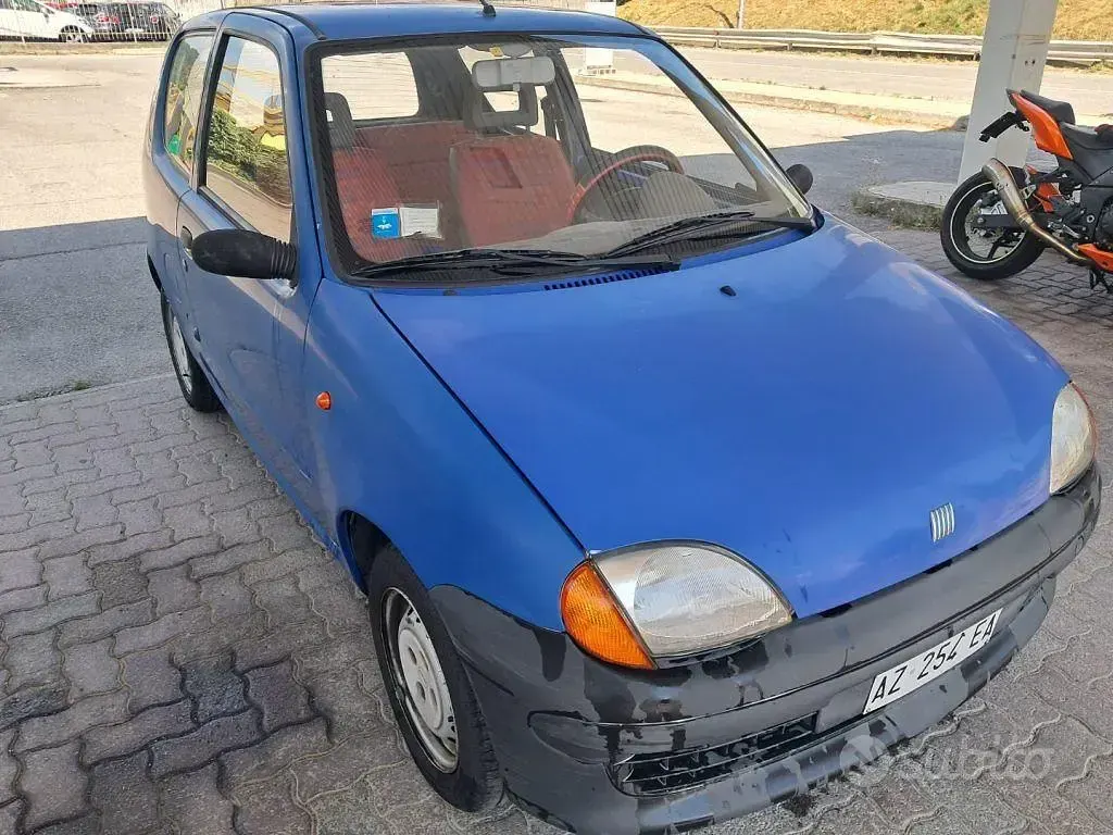 Usata Fiat Seicento 39 CV (28 kW) 1998 Bluazzurro Utilitaria