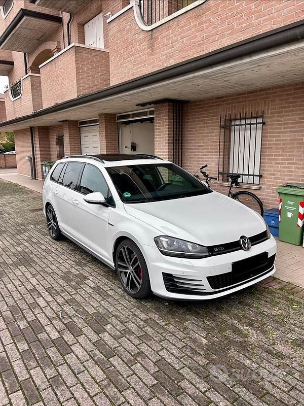 Usata VW Golf VII GTD 184 CV (135 kW) 2016 Bianco Station wagon