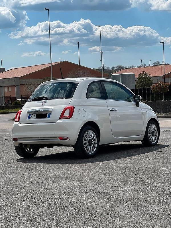 Usata Fiat 500 Lounge 95 CV (69 kW) 2017 Bianco Utilitaria