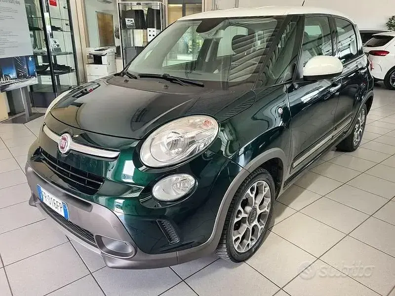 Usata Fiat 500L Trekking 95 CV (69 kW) 2018 Verde Monovolume