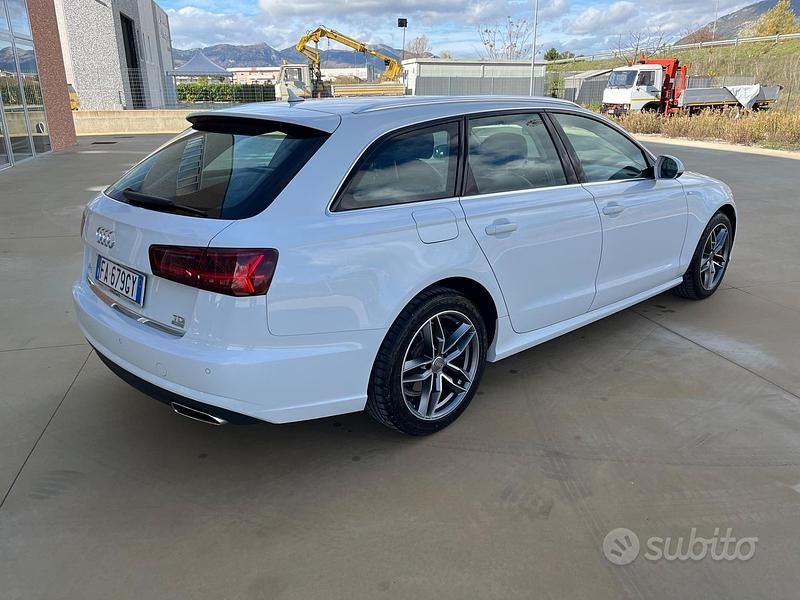 Usata Audi A6 S-Line 190 CV (139 kW) 2015 Bianco Station wagon