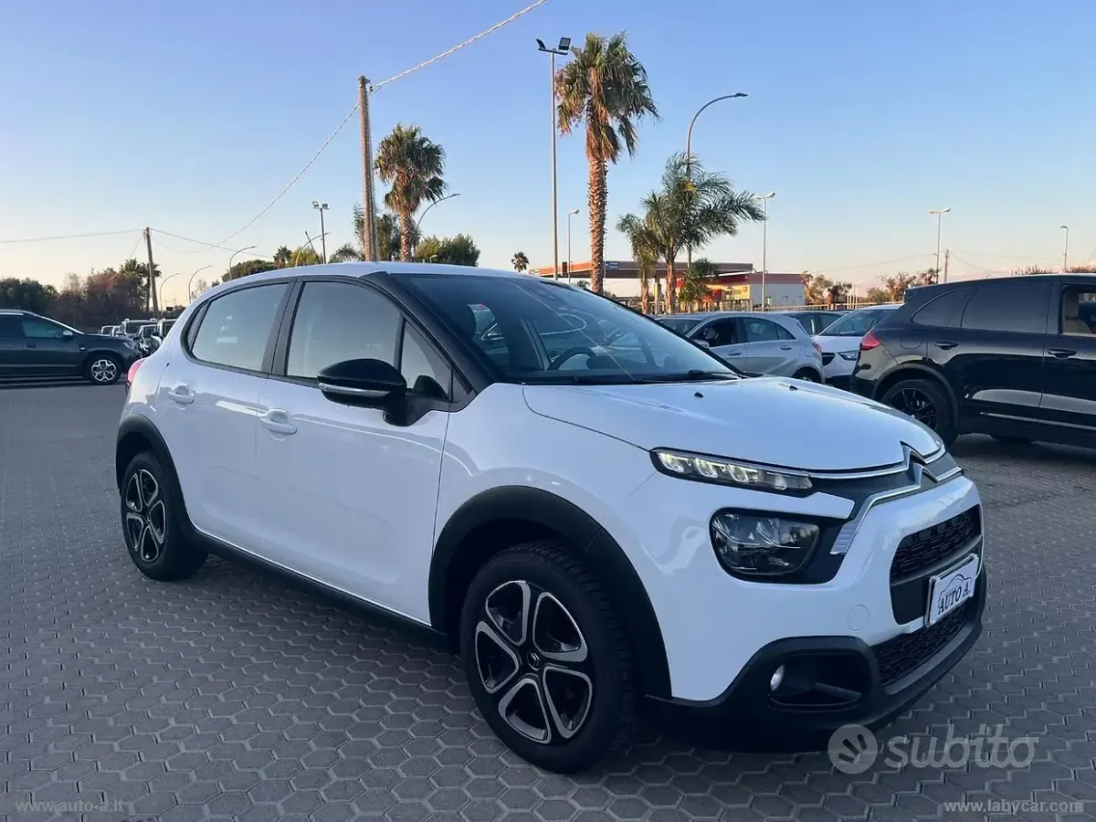 Usata Citroën C3 Feel 83 CV (61 kW) 2022 Bianco Utilitaria