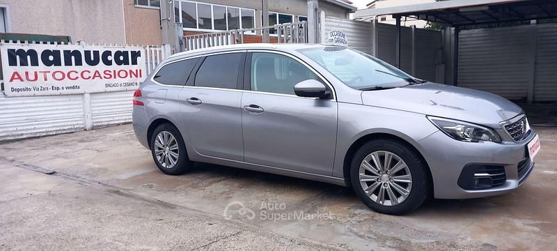 Usata Peugeot 308 Allure 109 CV (80 kW) 2021 Gray Station wagon
