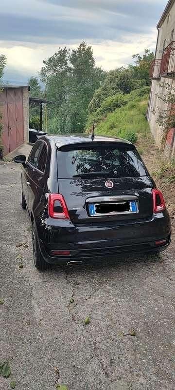 Usata Fiat 500 Collezione 69 CV (50 kW) 2019 Nero Utilitaria