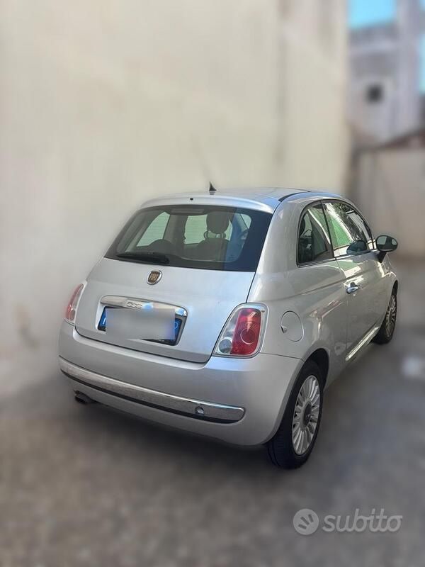 Usata Fiat 500 Lounge 69 CV (50 kW) 2008 Grigio Utilitaria