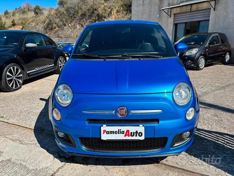 Usata Fiat 500 Sport 105 CV (77 kW) 2015 Blu Utilitaria