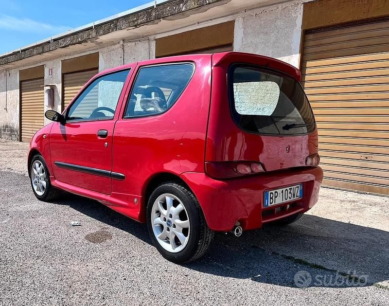 Usata Fiat Seicento Abarth 2001 Rosso Utilitaria