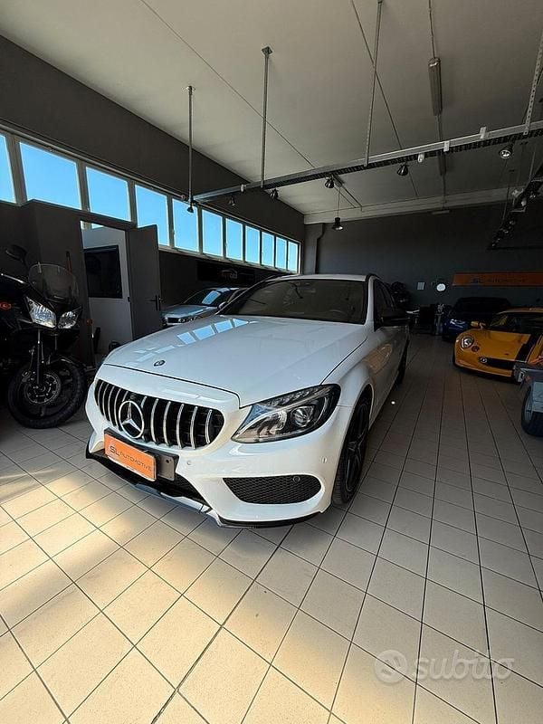 Usata Mercedes C220 Premium 170 CV (125 kW) 2017 Bianco Station wagon