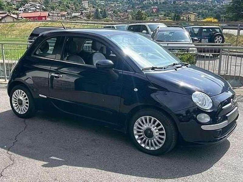 Usata Fiat 500 Lounge 69 CV (50 kW) 2012 Nero Utilitaria