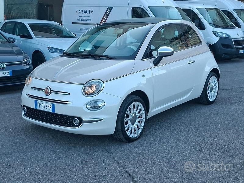 Usata Fiat 500C Collezione 69 CV (50 kW) 2018 Beige Cabrio