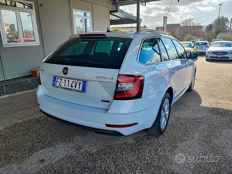Usata Skoda Octavia G-TEC Ambition 131 CV (96 kW) 2020 Bianco Station wagon