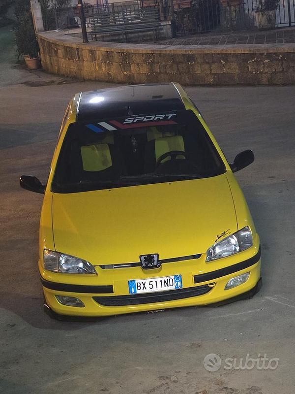 Usata Peugeot 106 2002 Giallo Utilitaria