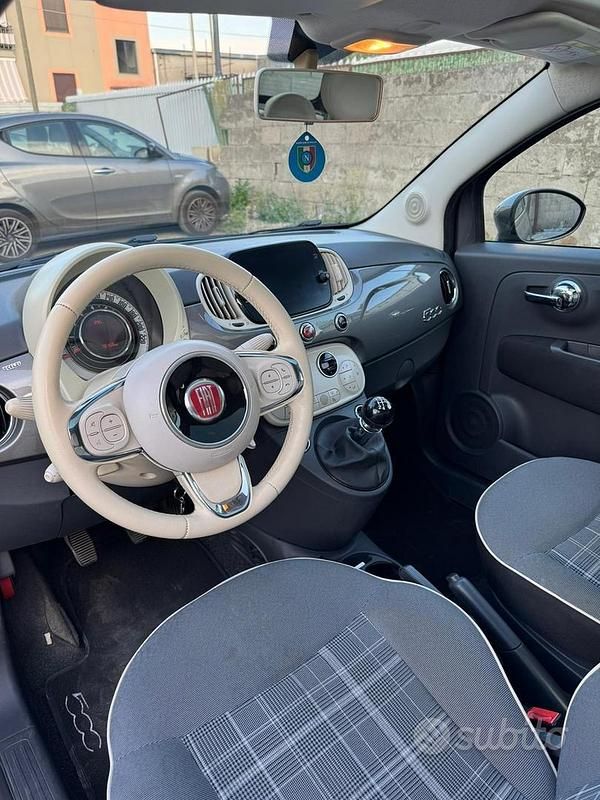Usata Fiat 500 Lounge 69 CV (50 kW) 2017 Grigio Utilitaria
